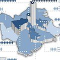 Na Vračaru nema gde igla da stane: Pogledajte kako ova opština "štrči" na neobičnoj mapi Beograda