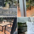 Ovako izgleda lokal u Beogradu u kom se dogodila pucnjava! Srča svuda okolo, na vratima važno obaveštenje