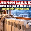 Grejanje stiže ranije zbog hladnog vremena: Od danas tople probe u brojnim gradovima Srbije
