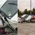 Teška nesreća! Izgubio kontrolu, pa se zakucao u zaštitnu ogradu. Dvoje povređenih. Reagovali i vatrogasci.