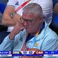 Foto-ubod: Snimak Predraga Danilovića najbolje pokazuje koja je napetost na meču Srbija - Kanada