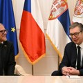 Predsednik Vučić primio u oproštajnu posetu ambasadora Češke Tomaša Kuhtu