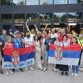 FOTO Srbi ne propuštaju kvalitetnu košarku: „Orlovi“ imaju podršku navijača na turniru u Minhenu