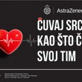 “Чувај своје срце као што чуваш свој тим” – Компанија АстраЗенеца обележава Светски дан срца на утакмици КК Партизан