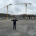 Siniša Mali u srcu Nacionalnog stadiona u Surčinu: Ministar obišao radove na najvećem gradilištu u ovom delu Evrope