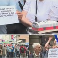 Protest zaposlenih GSP-a ispred Vlade Srbije: Četiri zahteva predaće premijeru Macutu i ministru Malom, Šapić ih ignorisao