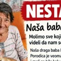 Traži se baba Dana! Otišla u šetnju po Zemunu i nije se vratila, porodica moli za pomoć