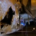 U toku uviđaj o nebezbednom poletanju sa beogradskog aerodroma - probijeno krilo aviona, počelo da curi gorivo (VIDEO)