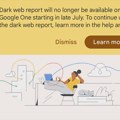 Google usluga praćenja dark web-a uskoro će biti besplatna za sve