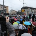 Na poziv studenata, Kragujevčani blokirali raskrsnicu kod Velikog parka (VIDEO)