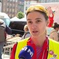 Studenti maratonci iz Strazbura nastavljaju put ka Briselu, večeras doček u Sarbrikenu