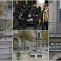 (Video) Sve snimljeno, ali kamera luvra nije videla najvažnije Pogledajte lopove dok se spuštaju dizalicom nakon pljačke!