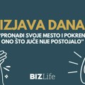 Izjava dana: „Pronađi svoje mesto i pokreni ono što juče nije postojalo“