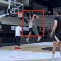 Isplivao snimak sa treninga - Srbija ima razloga za brigu! "Bejbi Jokić" je u strašnoj formi pred Evrobasket! Lomi obruče i…