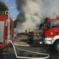 Izbio požar u centru Banjaluke: Vatra se proširila na hotel Bosna