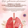Tribina o prevenciji karcinoma pluća danas u biblioteci „Bora Stanković”