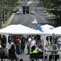 Šesnaesti dan protesta inicijative "Pobunjeni univerzitet" ispred Vlade Srbije