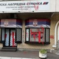 FOTO Prostorije SNS na Voždovcu osvanule jutros isprskane crvenom bojom