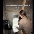 (Video) Anđela Đuričić objavila snimak i pokazala šta prvo uradi kad uđe u javni toalet - izazvala lavinu: "Grozno!"
