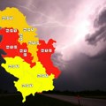 UPOZORENJE RHMZ: Crveni meteoalarm za Šumadiju, zapad i istok Srbije