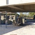 Zapaljen i uništen deo skejt parka u izgradnji, požar ugrožavao i Brankov most