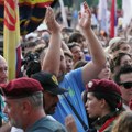 Protest na Slaviji: Okupljenima se obratili rektor Đokić i profesor Milo Lompar