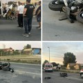 Žestok sudar kod Čačka: Motociklista udario u auto, ima teške povrede glave, krv i srča svuda po kolovozu