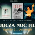 Najduža noć filma u Beogradu – jedinstveni filmski maraton u Sava centru