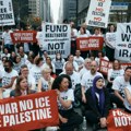 Masovna hapšenja nakon eskalacije nasilja: Protesti u NJujorku protiv prodaje oružja Izraelu (foto)