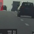 (Video) Audijem divljao auto-putem kod Bujanovca: Grk vozio skoro 240 na sat: Odmah isključen iz saobraćaja