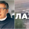 (Video) „Za volanom sam bio lično ja“ Vučić o navodima da je do Kragujevca leteo helikopterom MUP-a: "Snimci postoje…