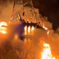 Izgorela crkva stara 150 godina: Tužne slike iz Amsterdama, svetinja u potpunosti zahvaćena plamenom (video, foto)