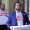 Studenti u blokadi predali RIK-u listu "Studentska lista - Studenti pobeđuju"
