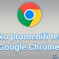 Kako promeniti temu u Google Chrome-u