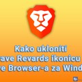 Kako ukloniti Brave Revards ikonicu iz Brave Browser-a za Windows