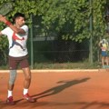 Novak Đoković održao trening na slovenskoj plaži i poslednje pripreme za Pariz (foto)