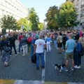 Protest ispred Pete beogradske gimnazije