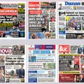 Naslovne strane današnjih novina: Prelistavanje štampe za petak, 14. novembar 2025. godine
