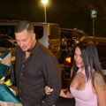 (Video) Ogroman izrez kod grudi, a dole ubitačan minić! Sve oči uprte u suprugu Uroša Živkovića: "Našao sam ženu koja može da…