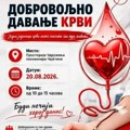 Humanost na delu u Čajetini: Danas redovna akcija dobrovoljnog davanja krvi