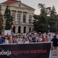 Blokada kod Štafete na protestu Srbija protiv nasilja u petak u Kragujevcu