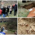 Ni mrtvima nisu dali mira na KiM Na groblje u Kosovskoj Mitrovici vraćeni ostaci pokojnika koje je iskopao albanski investitor