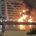 Luksuzni simbol Dubaija u plamenu! Dron pogodio Burdž al Arab! (foto, video)