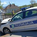 (Foto) Policijsko vozilo se zakucalo u banderu Saobraćajna nesreća kod Kruševca: Objavljena prva fotografija sa lica mesta