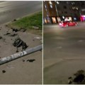 (Video) Ponovo oboren semafor u Novom Sadu! Taksista se „zaleteo“ na Detelinari, pa pobegao u smeru škole