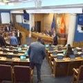 "Ti si najveća bitanga ovde" Haos u crnogorskom parlamentu, Knežević i Šaranović u klinču: "Sunčaš se na Adi, 50 policajaca te…