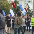 Skup podrške privedenom studentu u Nišu, došlo do koškanja sa pristalicama SNS-a