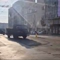 Vozila na razbijanje demonstracija blokirala centar Beograda