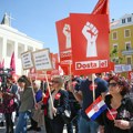 Велики протести против ХДЗ-а у пет хрватских градова