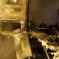 Gori kamion nasred puta kod Novog Sada: Bukti veliki plamen, gust dim se diže u nebo